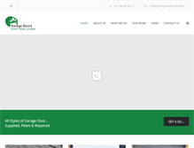 Tablet Screenshot of garagedoorsnw.com